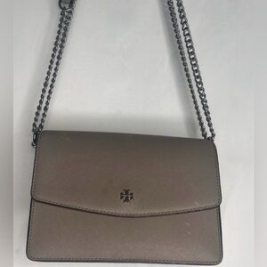 Tori Burch Emerson Envelope Bag- Gray